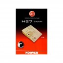 Lot de 5 sacs en papier H27 pour aspirateur traîneau Galaxy Hoover 