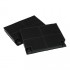 Lot de 2 filtres à charbon TYP141 (193x137x20mm) pour hotte Roblin, Brandt, Sauter, De Dietrich réf : 484000008781