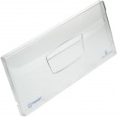 Façade de tiroir congélateur pour réfrigérateur combiné Indesit, dim: 43 x 19,7 cm,  C00291478 