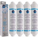 Wpro USC100 - Filtres à eau (x4) pour réfrigérateur Haier, Samsung, Whirlpool, Daewoo, LG