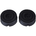 Lot de 2 filtres à charbon actif  TYPE 58 (14,5 x 5 cm) pour hotte Elica - Whirlpool - Smeg - Bosch - Gorenje.