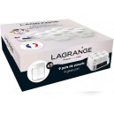 Lot de 9 pots yaourt (0,185 L) avec couvercles vissants pour yaourtière Lagrange