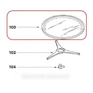 Plateau tournant Ø22.5cm pour Micro-ondes FAGOR 9188677026