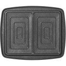 Lot de 2 plaques croque-monsieur anti-adhésives (12 x 9,5 cm) pour gaufrier Super 2 Lagrange 