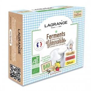 Ferments bio vanille, fraise et citron pour Yaoutière LAGRANGE 385002