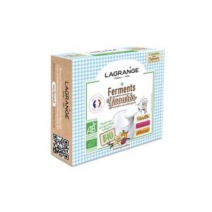 Ferments bio vanille, framboise et abricot pour Yaoutière LAGRANGE 385003