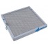 Filtre à graisse métallique (24,5 x 24,5 x 2,5 cm) pour hotte Novy
