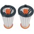 Lot de 2 filtres AEF144 pour aspirateur Electrolux