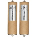 Lot de 2 accus pour tondeuses à cheveux Panasonic
