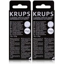 Lot de 2 boîtes de pastilles détergentes Krups - Chaque boîte contient 10 pastilles de 1,5 g.