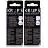 Lot de 2 boîtes de pastilles détergentes Krups - Chaque boîte contient 10 pastilles de 1,5 g.