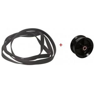 Galet tendeur et Courroie pour Sèche-Linge WHIRLPOOL C00297219+C00300793