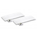 Kit de 2 serpillières microfibre pour nettoyeur vapeur Karcher