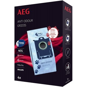 Lot de 4 sacs anti-odeur pour Aspirateur AEG 9001684753