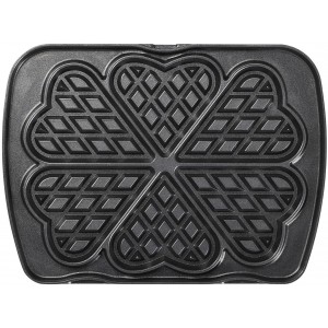 Lot de 2 plaques amovibles motif cœur pour Gaufrier LAGRANGE 010522