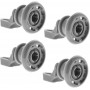 ROULETTES x4 PANIER SUPÉRIEUR POUR LAVE-VAISSELLE BEKO OU FAGOR