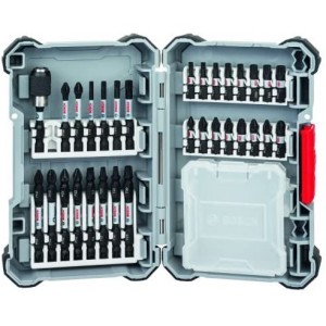 Coffret de 31 embouts de vissage avec embouts double tête et Universal Holder Quick Release BOSCH