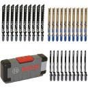 Lot de lames 30 lames (Bois & Métal) pour scie sauteuse BOSCH 