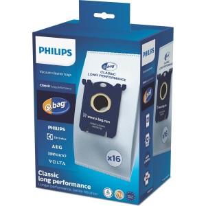 Lot de 16 sacs pour Aspirateur PHILIPS FC8021/05
