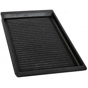 Plaque grill en fonte (45.9 x 32.4 x 7.3 cm) pour Plaque de cuisson MIELE 10009310
