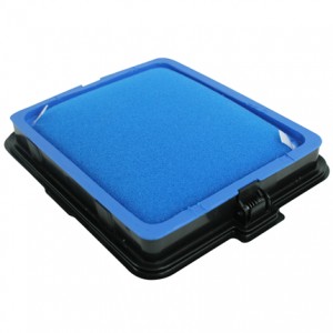 Filtre maestro bleu lavable 160x25x196mm pour Aspirateur PHILIPS 432200494512