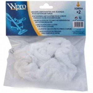 Lot de 2 chiffonnettes pour Nettoyeur Vapeur W-PRO 481281728512