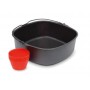 Philips Airfryer HD9925-01, Kit d'accessoires, Philips, Noir, Rouge, Métal, Silicone