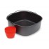 Philips Airfryer HD9925-01, Kit d'accessoires, Philips, Noir, Rouge, Métal, Silicone