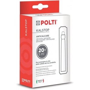 Ampoules de détartrage 20x5mL pour Nettoyeur Vapeur POLTI PAEU0094