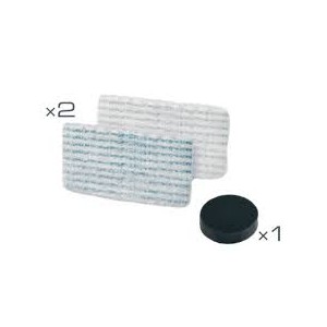 Lot de 2 Lingettes et mousse filtrante pour Nettoyeur Vapeur ROWENTA ZR005804
