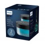 PHILIPS CC12/50 Pack de 2 recharges liquide Quick Clean Pod