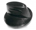 bouton de commande noir pour table de cuisson whirlpool