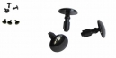 bouton programmateur horloge noir pour four brandt
