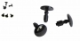 bouton programmateur horloge noir pour four brandt