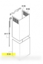 conduit d'air inferieur pour hotte siemens