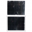 filtre À charbon dhk470ae1 238x190x10 mm pour hotte de dietrich
