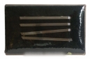 ak505ae1 filtre charbon (335x195mm) + 4 lamelles de fixation pour hotte brandt