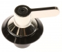 bouton gaz retro chromÉ pour cuisiniere smeg