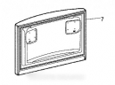 porte superieure congelateur pour réfrigérateur ariston