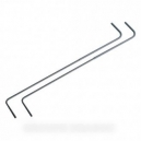 ressorts torsion porte tole exterieur x2 pour lave linge whirlpool