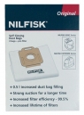 sacs (x4) extreme king + prÉ-filtre pour aspirateur nilfisk advance