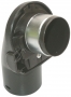 taraud coude d35mm anthracite pour aspirateur miele