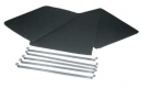 filtres charbon (x3) 305x220mm pour hotte  de-dietrich