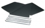 filtres charbon (x3) 305x220mm pour hotte  de-dietrich