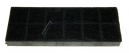 filtre charbon 2 pieces 250x95mm h2.5mm pour hotte samsung