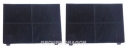filtres a charbon x2 pour hotte ariston