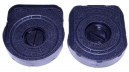 filtres charbon lot de 2 pour hotte electrolux
