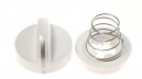manette therm.blanc pour cuisiniere brandt