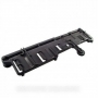 support avec roulettes gauche panier sup de lave vaisselle  beko