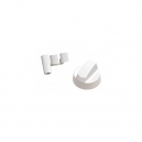 manette universelle blanche pour four avec adapateurs